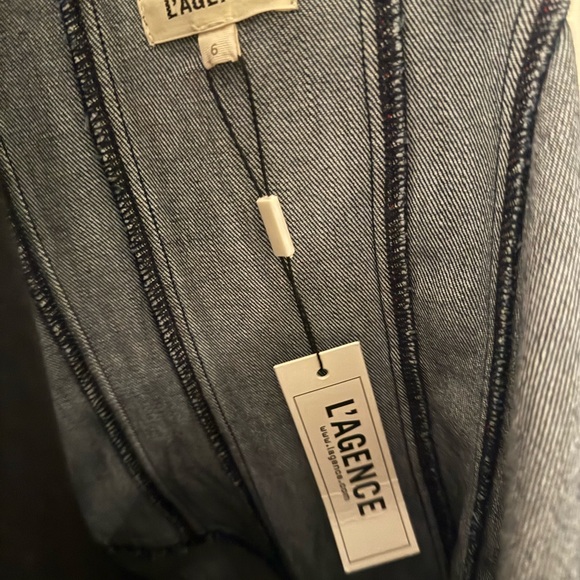 Brand New Denim Zip-Front Dress - Picture 3 of 4